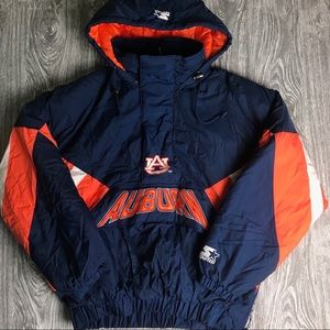 (VTG) Men’s M STARTER 90s Auburn Pullover Jacket